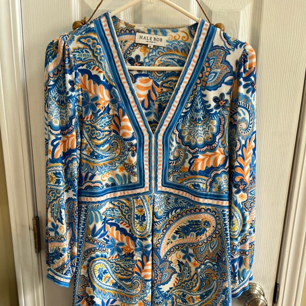 Hale Bob Vibrant Patterned Blouse